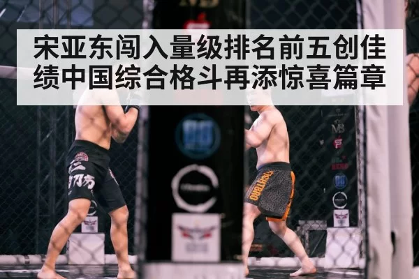 宋亚东闯入量级排名前五创佳绩中国综合格斗再添惊喜篇章